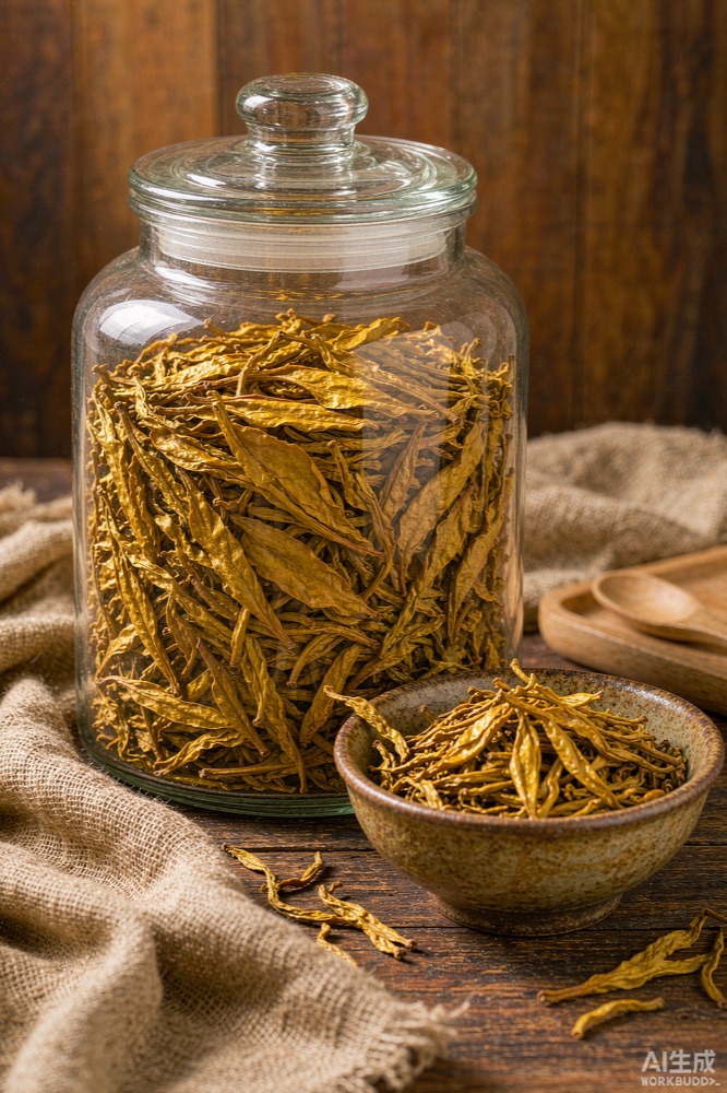 云魁霍山黄大茶玻璃罐装