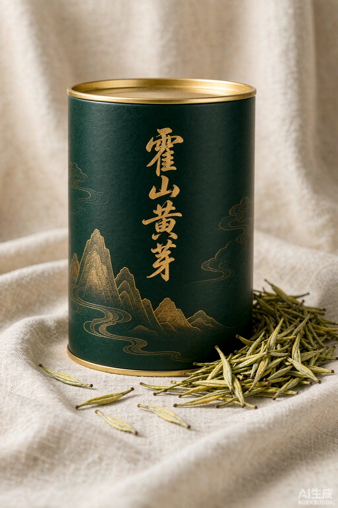云魁明前特级霍山黄芽铁罐