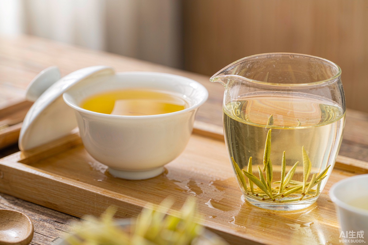 霍山黄芽金黄茶汤