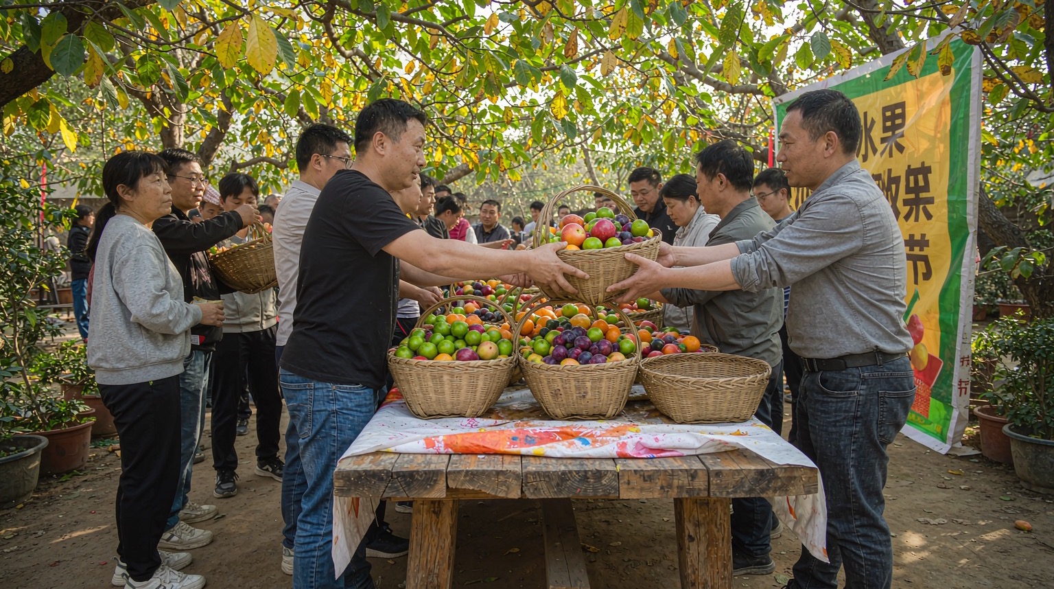 脐橙丰收节现场