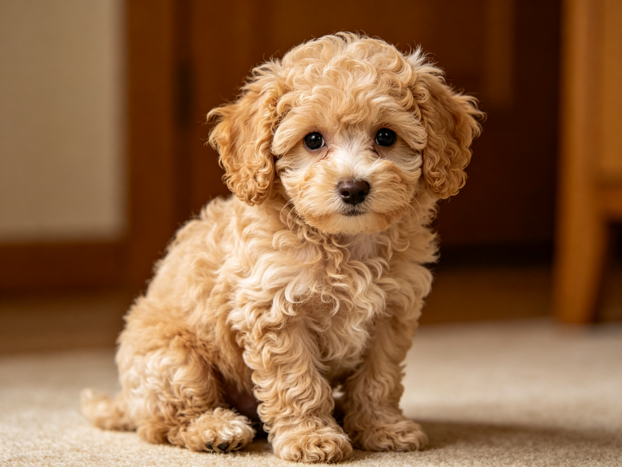 贵宾犬「奶油」的照片