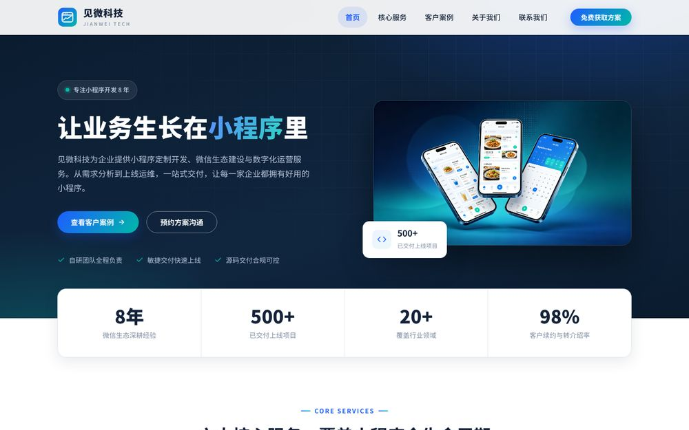 见微科技 | 小程序定制开发与微信生态服务